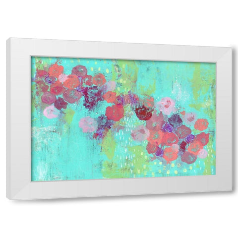 Today It Rained White Modern Wood Framed Art Print by Ogren, Sarah