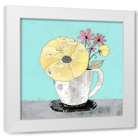 Tea Cup II White Modern Wood Framed Art Print by Ogren, Sarah