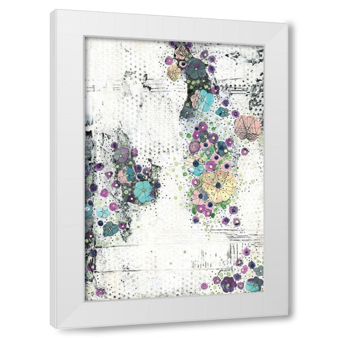 Floral Abstract II White Modern Wood Framed Art Print by Ogren, Sarah