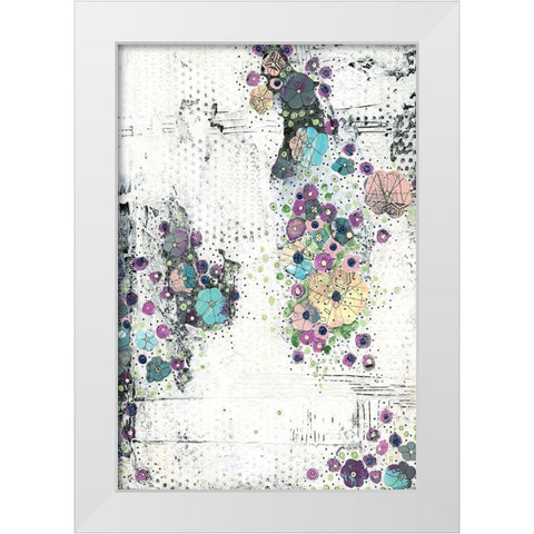 Floral Abstract II White Modern Wood Framed Art Print by Ogren, Sarah