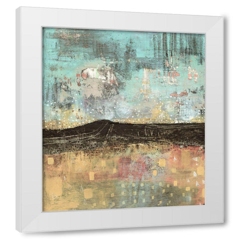 Abstracted Landscape White Modern Wood Framed Art Print by Ogren, Sarah