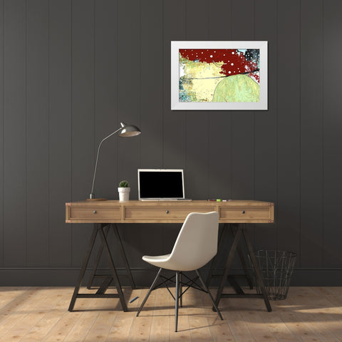 The Road Home White Modern Wood Framed Art Print by Ogren, Sarah