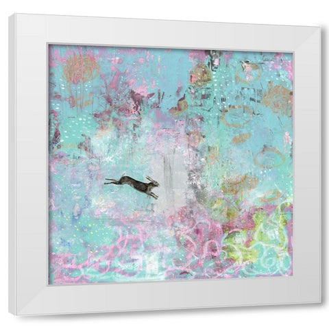 The Ice Storm White Modern Wood Framed Art Print by Ogren, Sarah