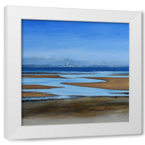 Spinnaker Tower White Modern Wood Framed Art Print by Francis, Sandra