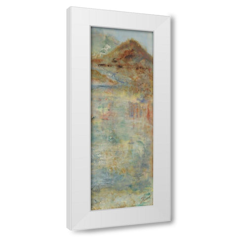 Send Rain II White Modern Wood Framed Art Print by Shanti, Shima