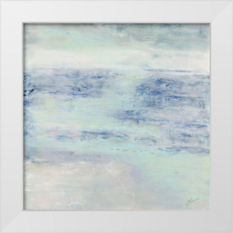 Lighting the Way White Modern Wood Framed Art Print by Shanti, Shima