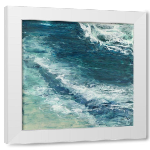 Within the Grasp White Modern Wood Framed Art Print by Shanti, Shima
