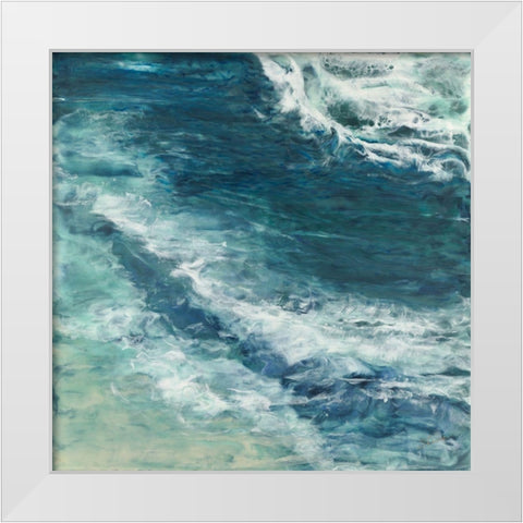 Within the Grasp White Modern Wood Framed Art Print by Shanti, Shima