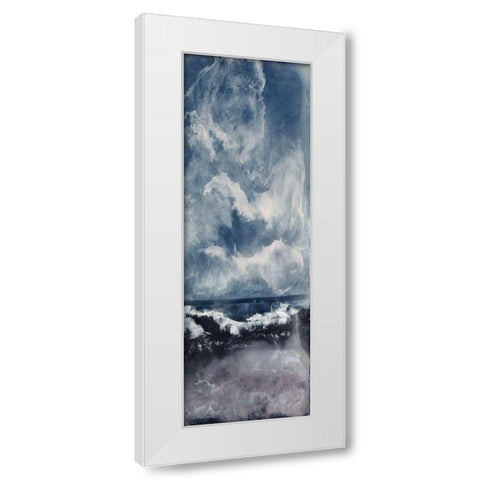 I See You II White Modern Wood Framed Art Print by Shanti, Shima
