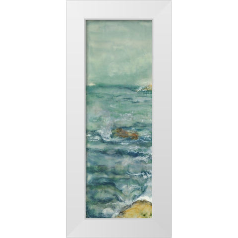 So Close Away From You I White Modern Wood Framed Art Print by Shanti, Shima