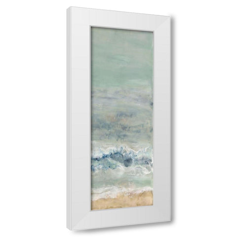 Coming Ashore IV White Modern Wood Framed Art Print by Shanti, Shima