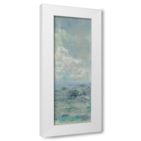 Paradise Found II White Modern Wood Framed Art Print by Shanti, Shima