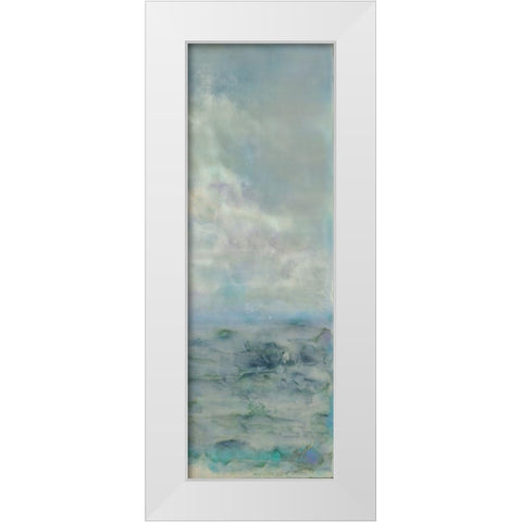 Paradise Found II White Modern Wood Framed Art Print by Shanti, Shima