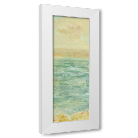 East Dawns Light II White Modern Wood Framed Art Print by Shanti, Shima