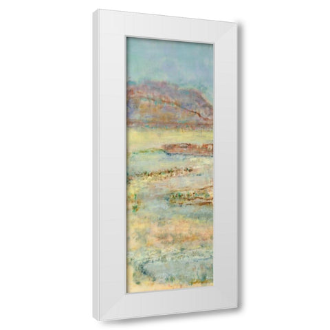 Solo Journey I White Modern Wood Framed Art Print by Shanti, Shima