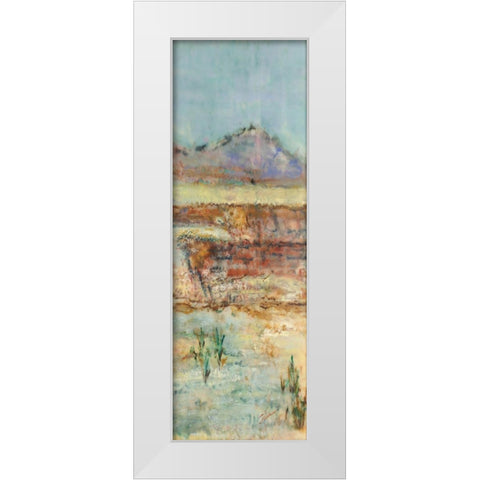 Solo Journey II White Modern Wood Framed Art Print by Shanti, Shima