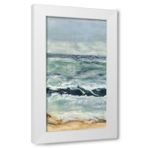 Coming Into Focus I White Modern Wood Framed Art Print by Shanti, Shima