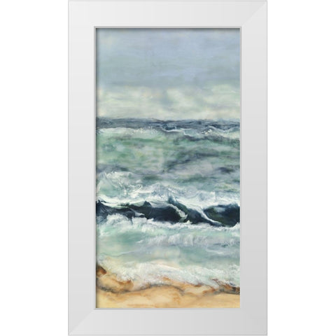 Coming Into Focus I White Modern Wood Framed Art Print by Shanti, Shima