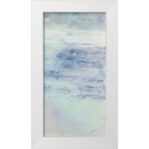 Lighting the Way II White Modern Wood Framed Art Print by Shanti, Shima