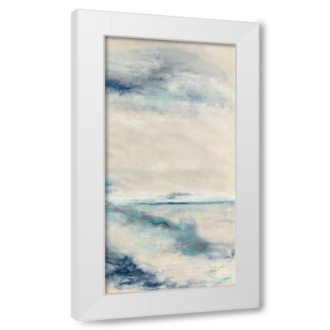 Divergence II White Modern Wood Framed Art Print by Shanti, Shima