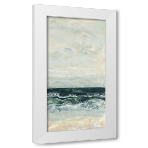 What Lies Beyond II White Modern Wood Framed Art Print by Shanti, Shima