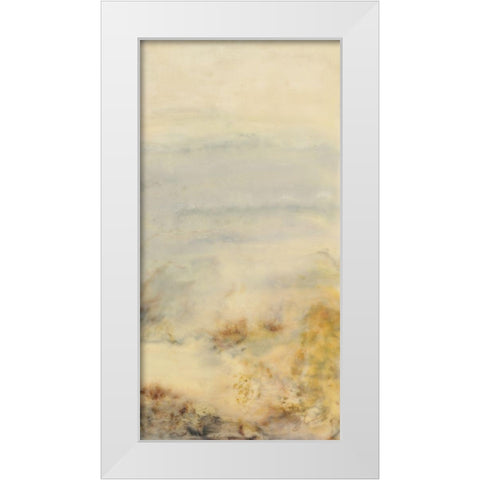 Imperceptible II White Modern Wood Framed Art Print by Shanti, Shima