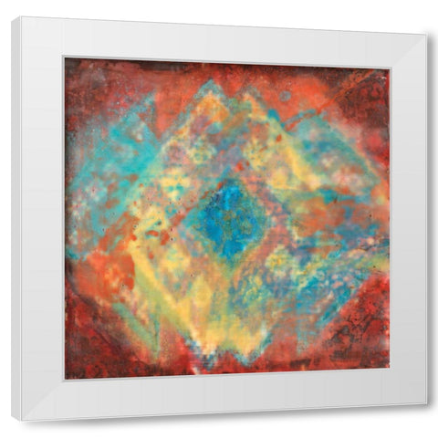 Ancient Wisdom Petite I White Modern Wood Framed Art Print by Shanti, Shima