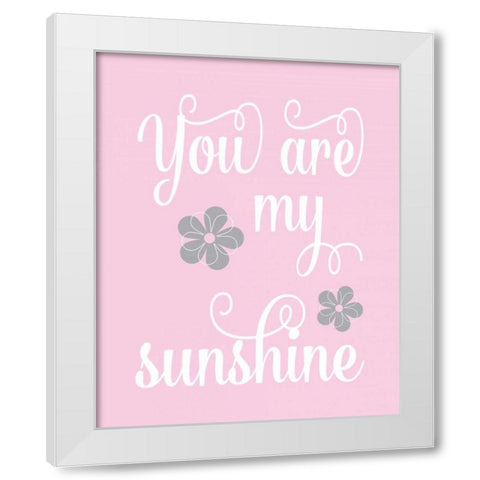 Sunshine I White Modern Wood Framed Art Print by Robinson, Tamara