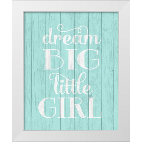 Paisley Dream Big White Modern Wood Framed Art Print by Robinson, Tamara