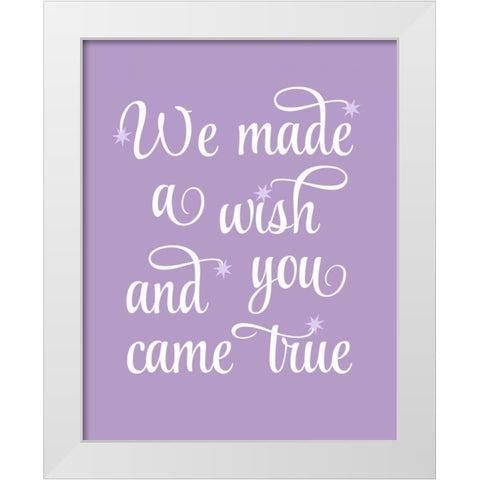 Butterfly Quote White Modern Wood Framed Art Print by Robinson, Tamara