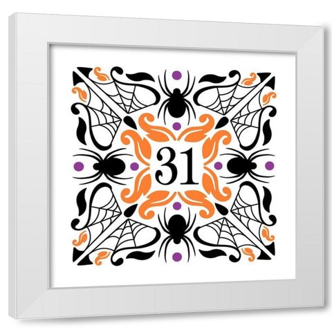 31st White Modern Wood Framed Art Print by Robinson, Tamara