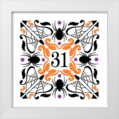 31st White Modern Wood Framed Art Print by Robinson, Tamara