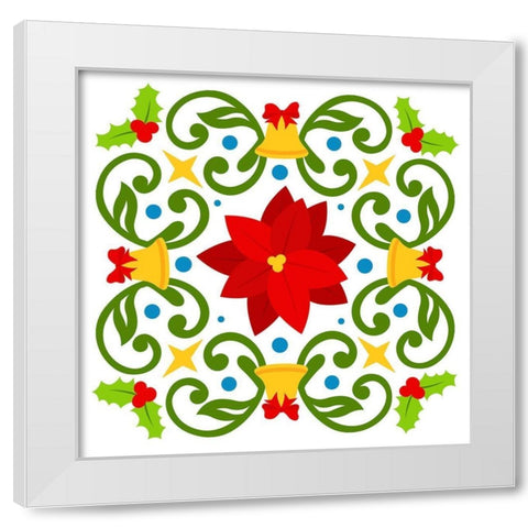 Christmas II White Modern Wood Framed Art Print by Robinson, Tamara