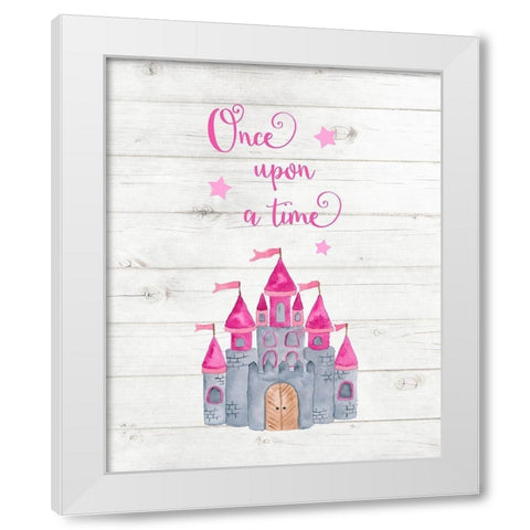 Once Upon a Time White Modern Wood Framed Art Print by Robinson, Tamara