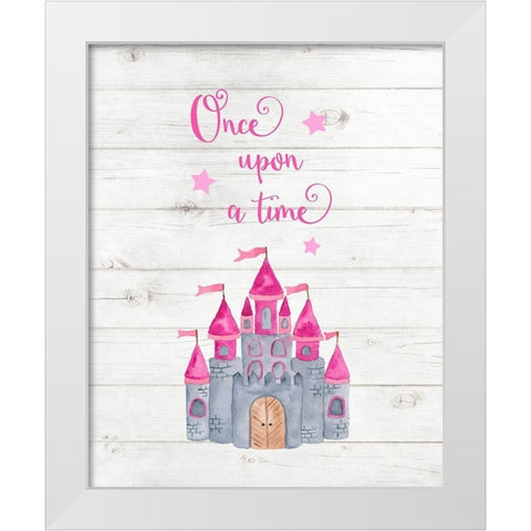 Once Upon a Time White Modern Wood Framed Art Print by Robinson, Tamara