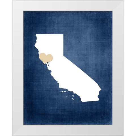 California White Modern Wood Framed Art Print by Robinson, Tamara