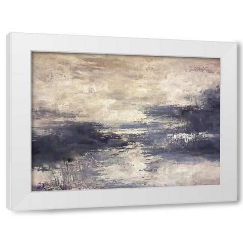 Water Spirits White Modern Wood Framed Art Print by Dundon, Denise