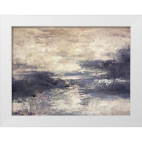 Water Spirits White Modern Wood Framed Art Print by Dundon, Denise