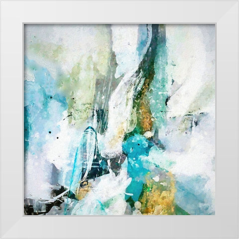 Endless Song White Modern Wood Framed Art Print by Dundon, Denise