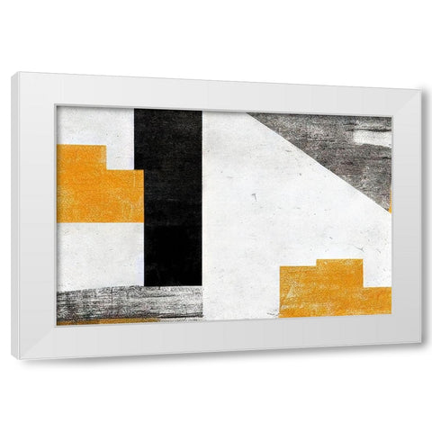 Keyholes White Modern Wood Framed Art Print by Dundon, Denise