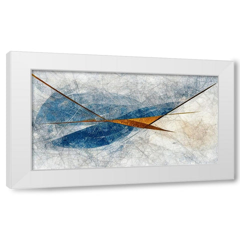 Alethiometer White Modern Wood Framed Art Print by Dundon, Denise