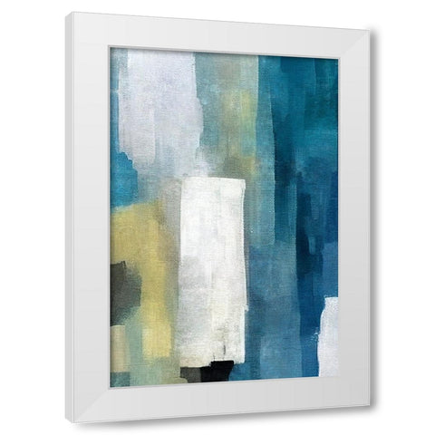 Monuments White Modern Wood Framed Art Print by Dundon, Denise