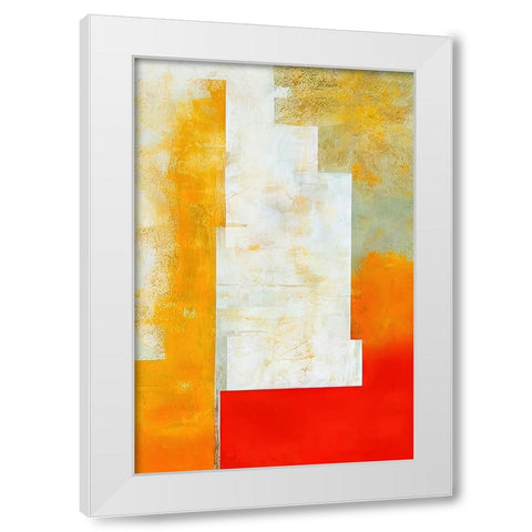 Unlocking the Past White Modern Wood Framed Art Print by Dundon, Denise