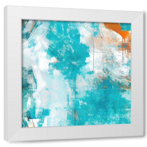 Familiar Sights White Modern Wood Framed Art Print by Dundon, Denise