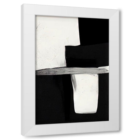 The Upside of Down White Modern Wood Framed Art Print by Dundon, Denise