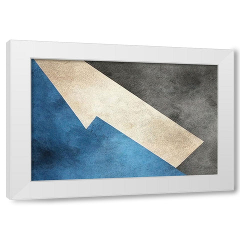 This End Up White Modern Wood Framed Art Print by Dundon, Denise