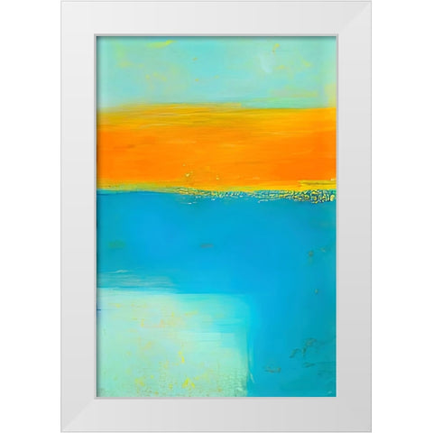 Early Risers White Modern Wood Framed Art Print by Dundon, Denise