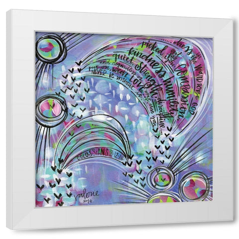 Wardrobe of God White Modern Wood Framed Art Print by Wieners, Valerie