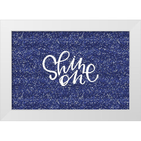 Shine White Modern Wood Framed Art Print by Wieners, Valerie