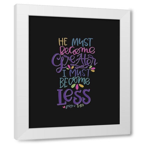 Become Greater White Modern Wood Framed Art Print by Wieners, Valerie